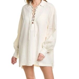 WeWoreWhat Cream Mini Dress
